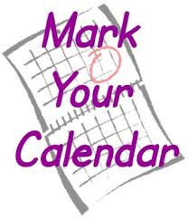 Mark your calendar clipart
