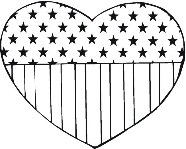American Flag Coloring Page ...