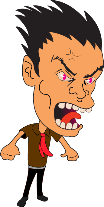 Funny person clipart