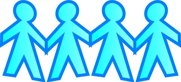 Family Clipart 5 People Stick People