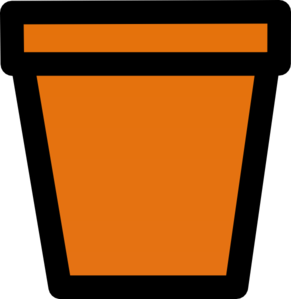Plant Pot clip art - vector clip art online, royalty free & public ...
