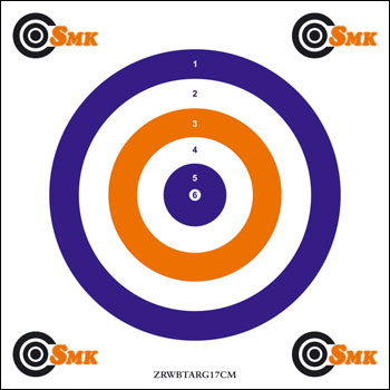 SMK All Rounder BB Gun Card Target 100pc x 14cm - BBguns 4 Less