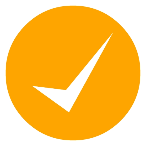 Orange check mark 11 icon - Free orange check mark icons - ClipArt ...