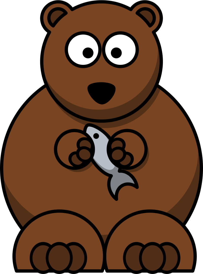 Clipart - Cartoon bear