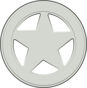 Sheriff Badge Clip Art - vector clip art online ...