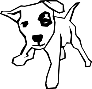 Dog Simple Drawing clip art - vector clip art online, royalty free ...
