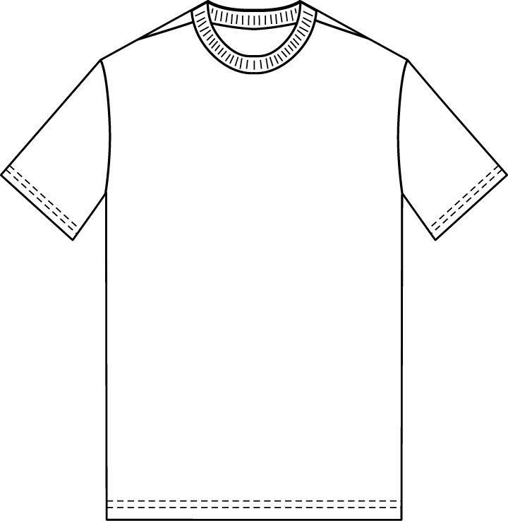 Blank Tshirt Template Printable - The Best Template Example