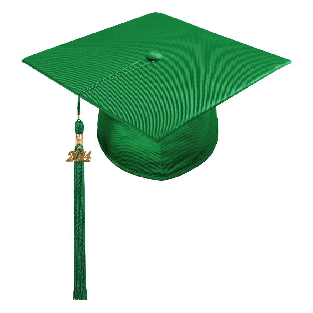 Green graduation cap clipart best