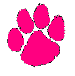 Pink Paw Print Clip Art - ClipArt Best