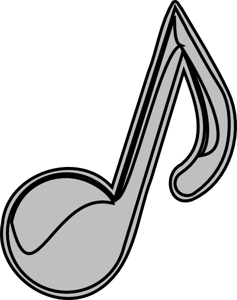 Music Note clip art - vector clip art online, royalty free ...