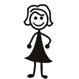 Mom Stick Figure
