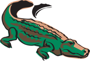 Crocodile clip art - vector clip art online, royalty free &amp; public ...