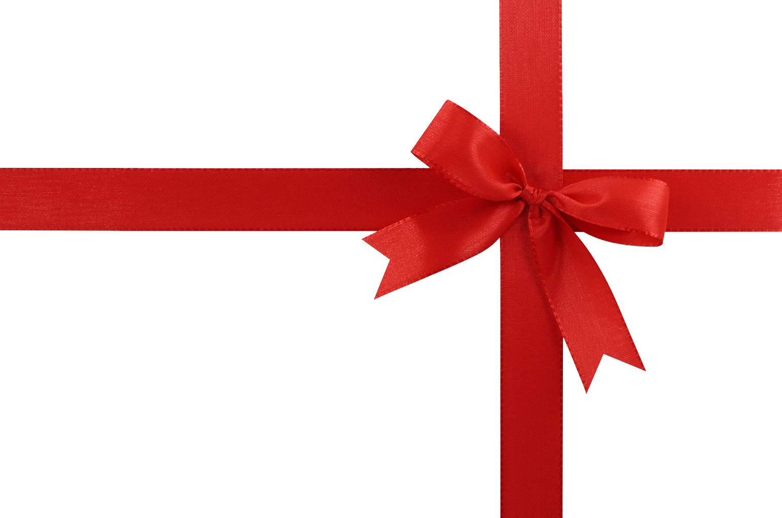 Gift Bow and Ribbon Three | Isolated Stock Photo