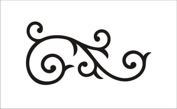 Scroll Stencil Patterns - ClipArt Best