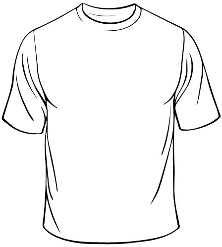 White T-shirt Drawing - ClipArt Best