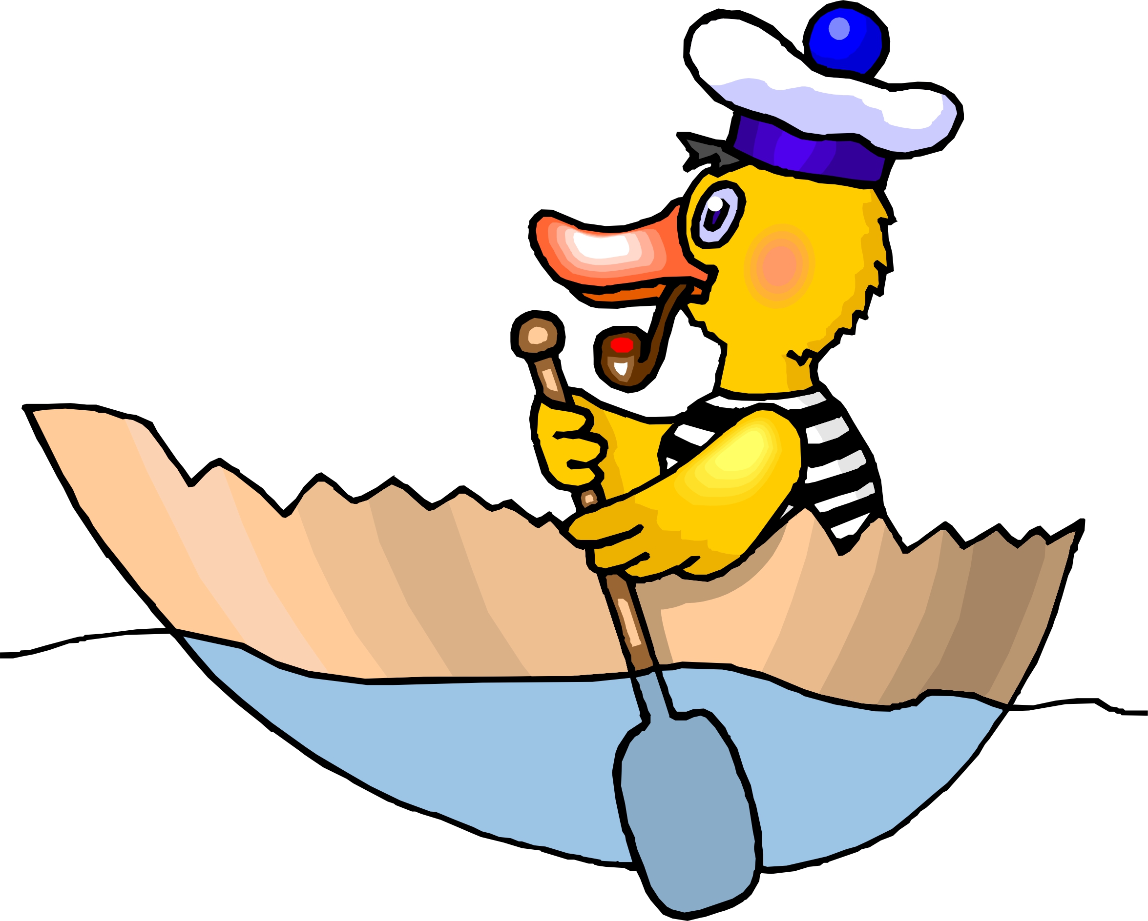 Cartoon row boat clipart - ClipartFox