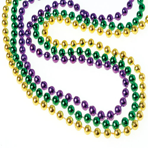 Mardi gras beads clipart