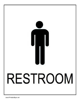 Restroom Signs Printable - ClipArt Best