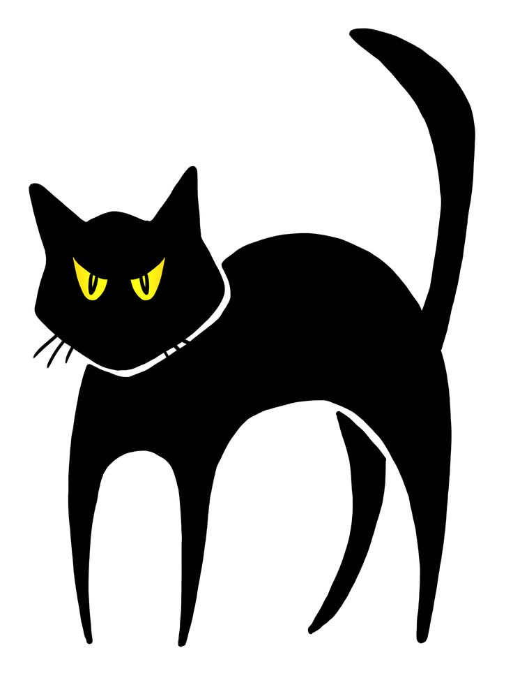Black cat clip art