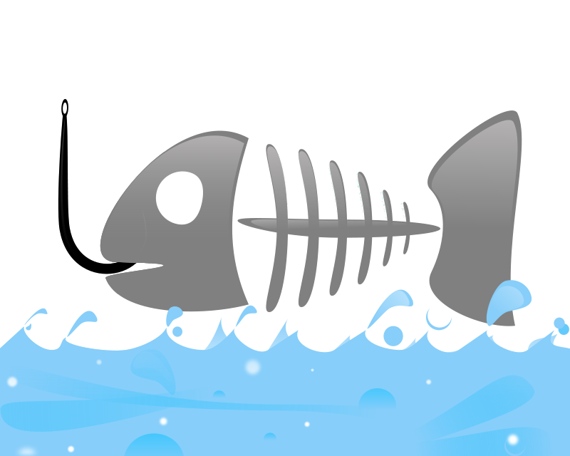 Free Fish Bone Clip Art