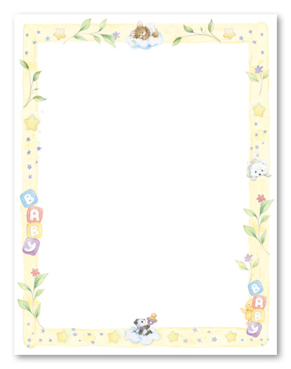 Baby Page Borders