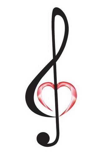 Treble Clef Heart | Music Tattoos ...