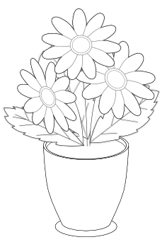daisy_flowers_vase_75_black_ ...