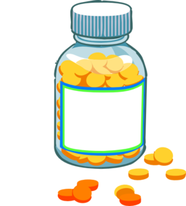 Blank Pill Bottle Clip Art - vector clip art online ...