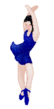 Dance clip art of ballerinas dressed in blue costumes - modern ...