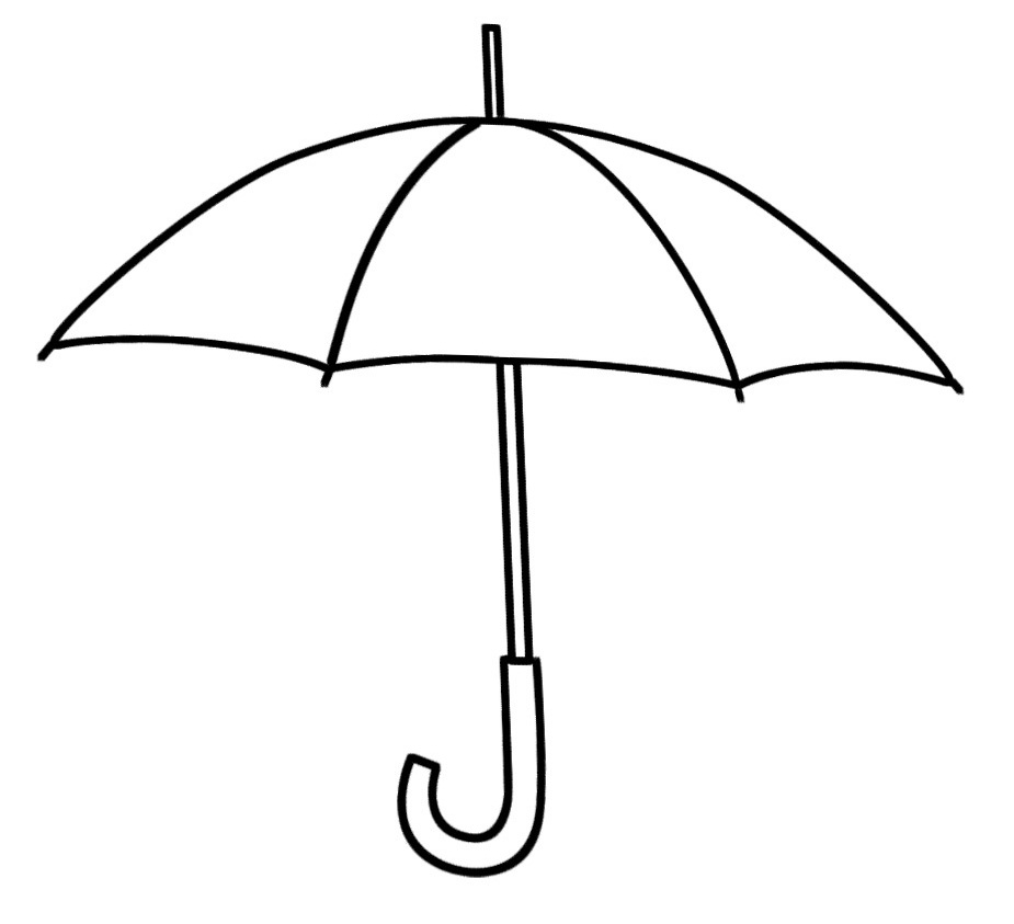 Umbrella black and white beach umbrella clipart black and white ...
