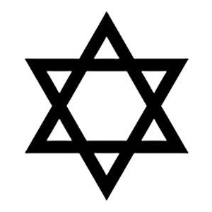 Jewish star clipart