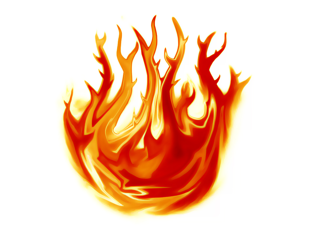 Cartoon fire clipart