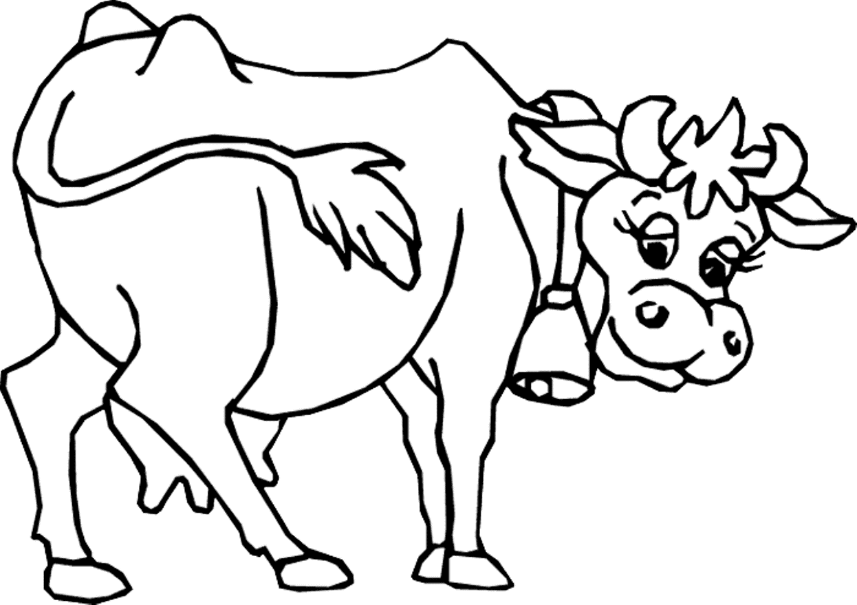 Cow Coloring Pages | Animal Coloring pages of PagesToColoring.com ...