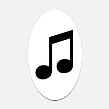 Eighth Note Stickers | Eighth Note Sticker Designs | Label ...