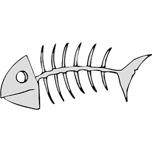 Fish Skeleton Clipart