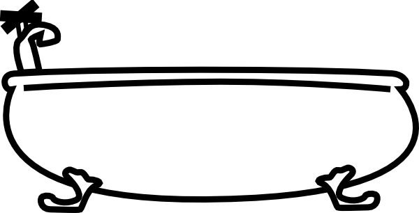 Bathtub Clip Art - vector clip art online, royalty ...