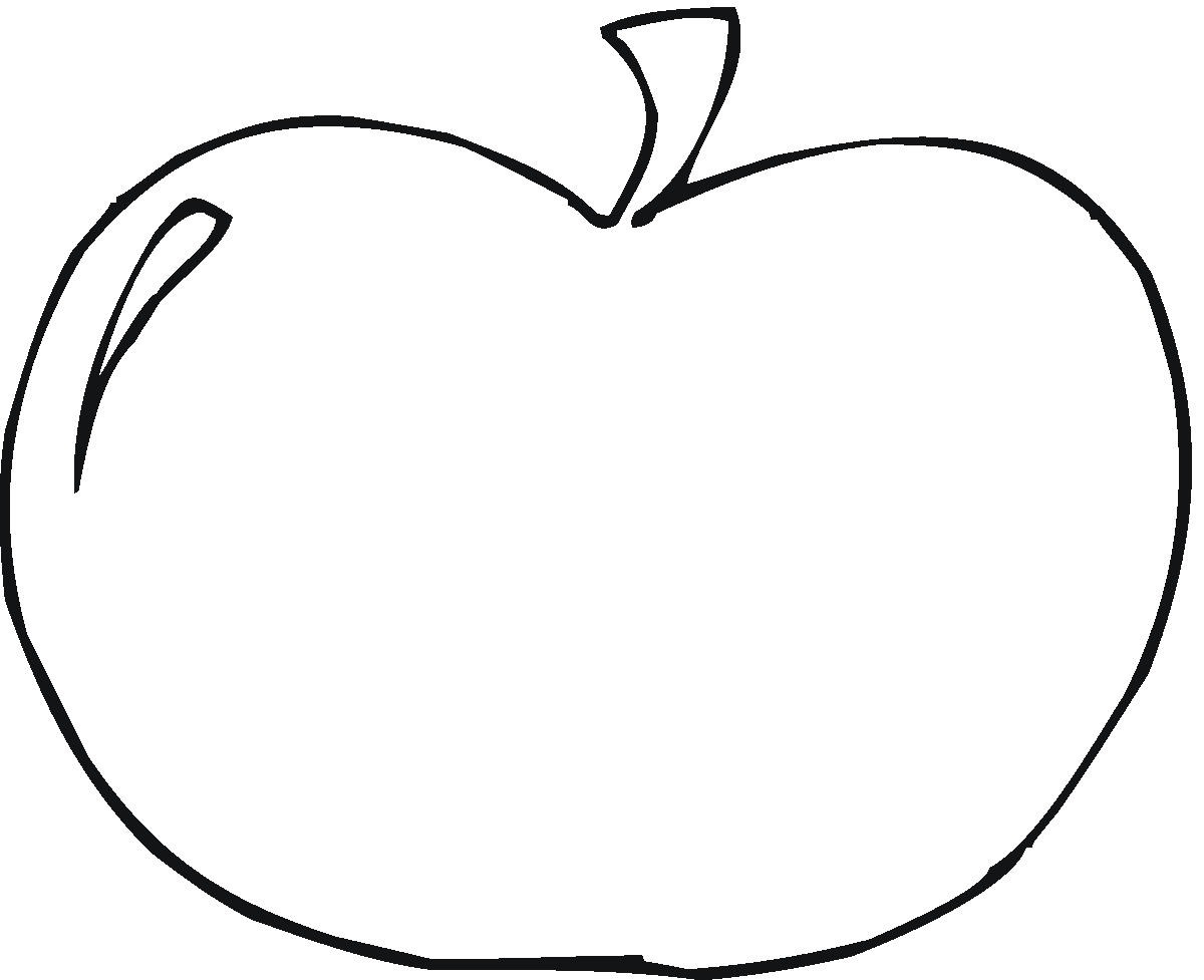 Coloring Page Of Apple - ClipArt Best
