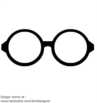 Nerd glasses clip art