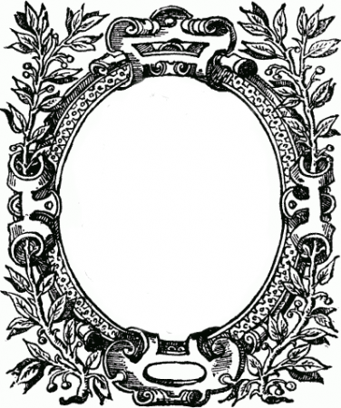 Vintage Decorative Borders Clipart