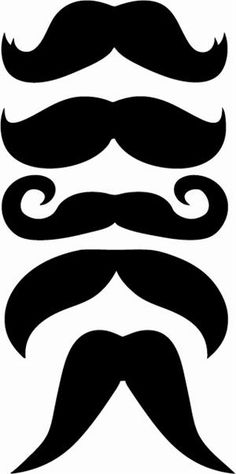 Mustache Cut Outs Printable - ClipArt Best