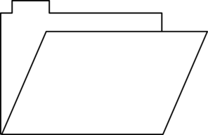 Folder Black And White Clipart