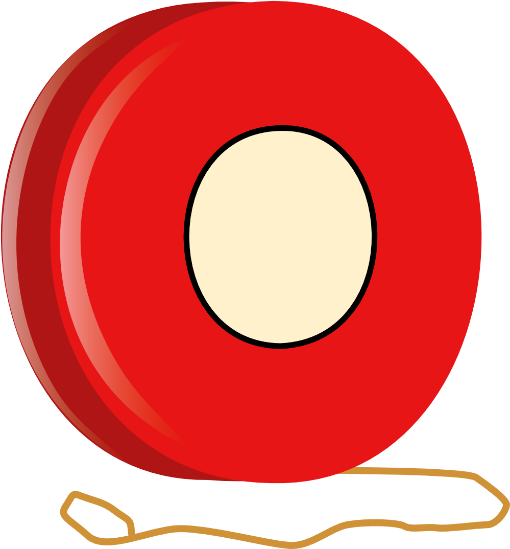 Yellow Yo-yo Clipart