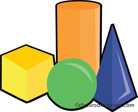 Clipart maths shapes