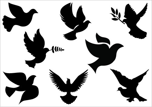 Dove art clipart