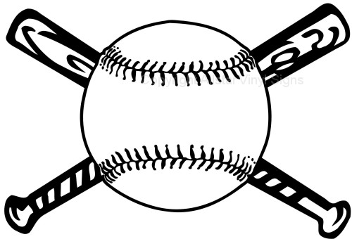 Clipart baseball bat and ball