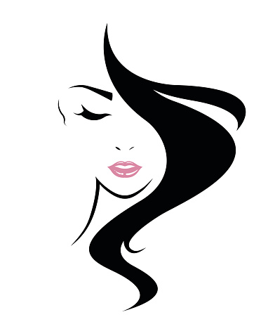 Long Hair Clip Art, Vector Images & Illustrations
