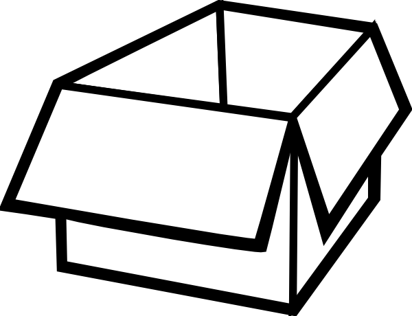 Box Outline Clip Art - vector clip art online ...