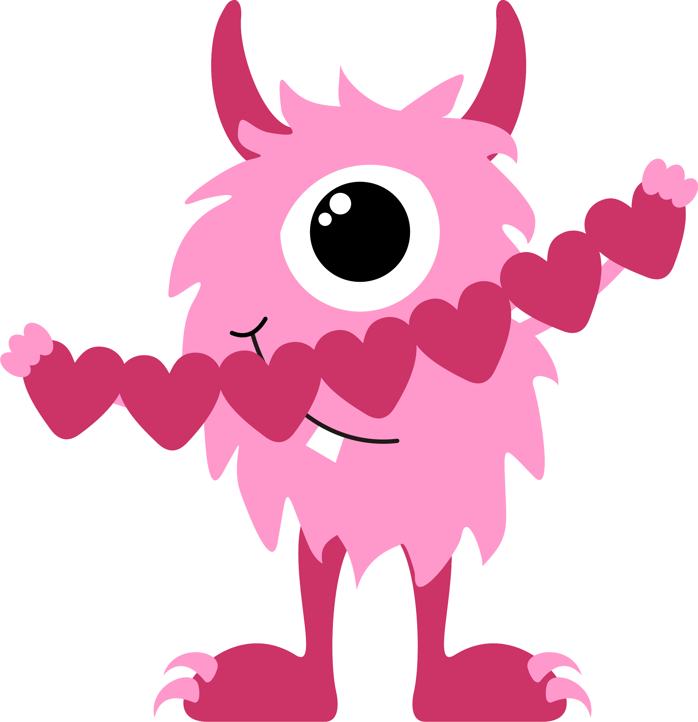 Photos of valentine monster clip art monster valentine - Clipartix