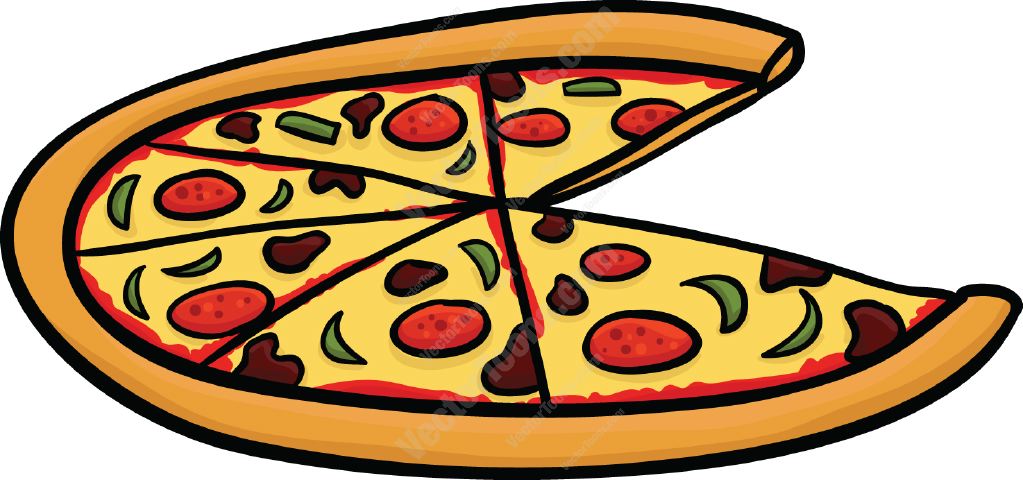 Pizza cartoon clipart