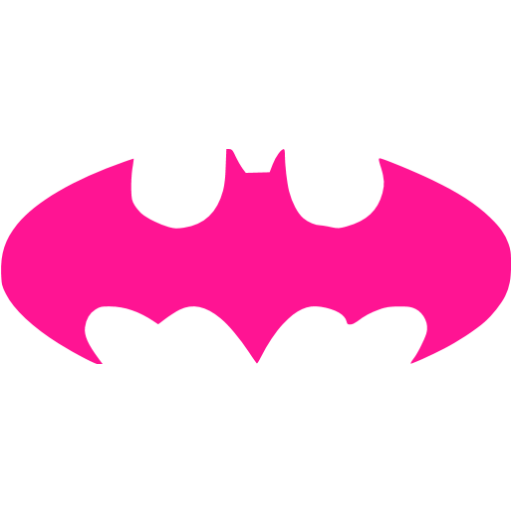 Deep pink batman 24 icon - Free deep pink batman icons